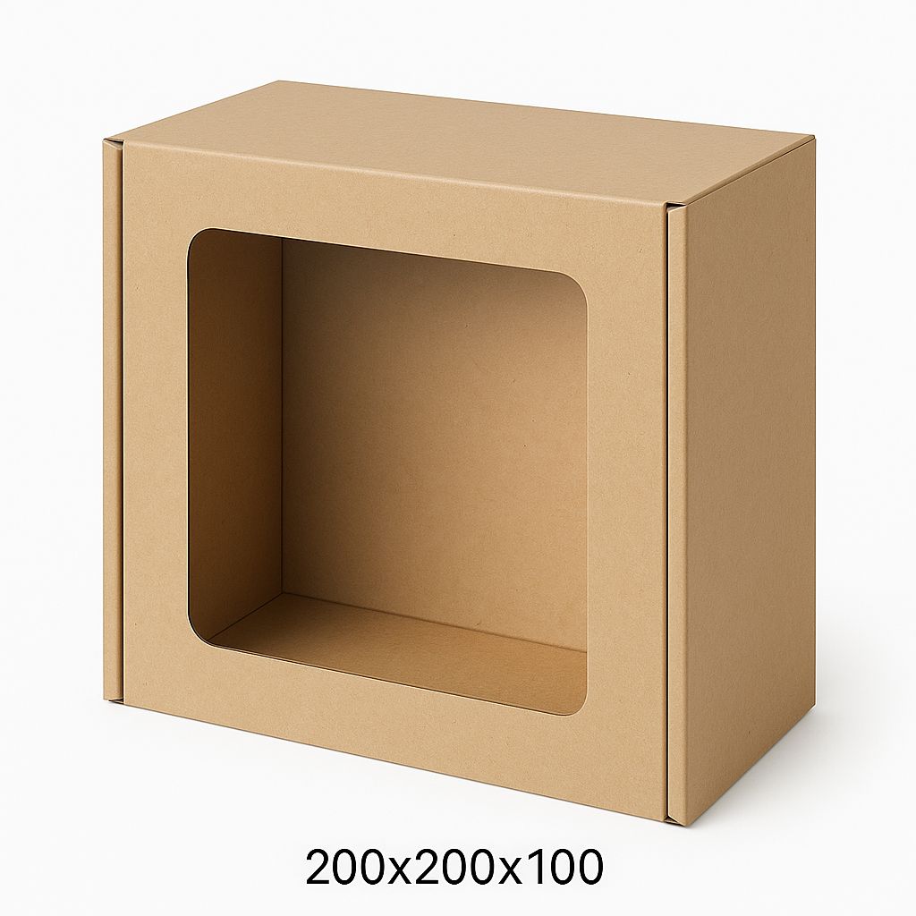 Pudełko z okienkiem 200 × 200 × 100 mm