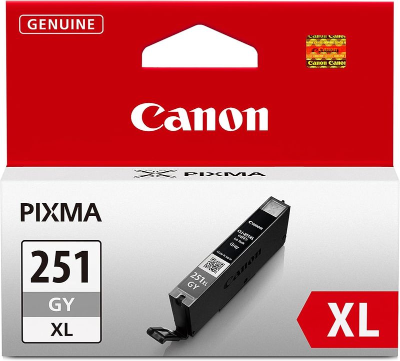 Canon Genuine CLI-251XL Grey Ink Tank