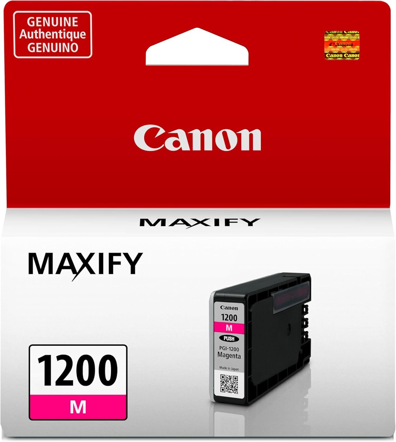 Canon Genuine PGI-1200 Pigment Ink Cartridge, Magenta