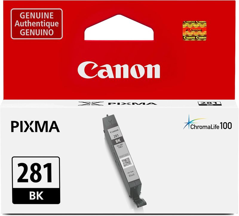 Canon Genuine Ink Cartridge CLI-281 Black Ink