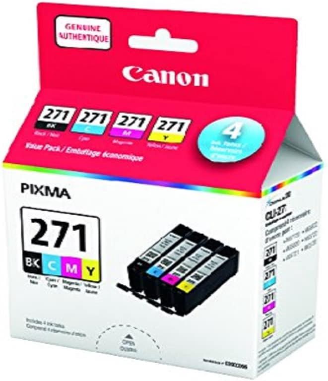 Canon Genuine Canon CLI-271 CMYK Value Pack Ink Cartridge