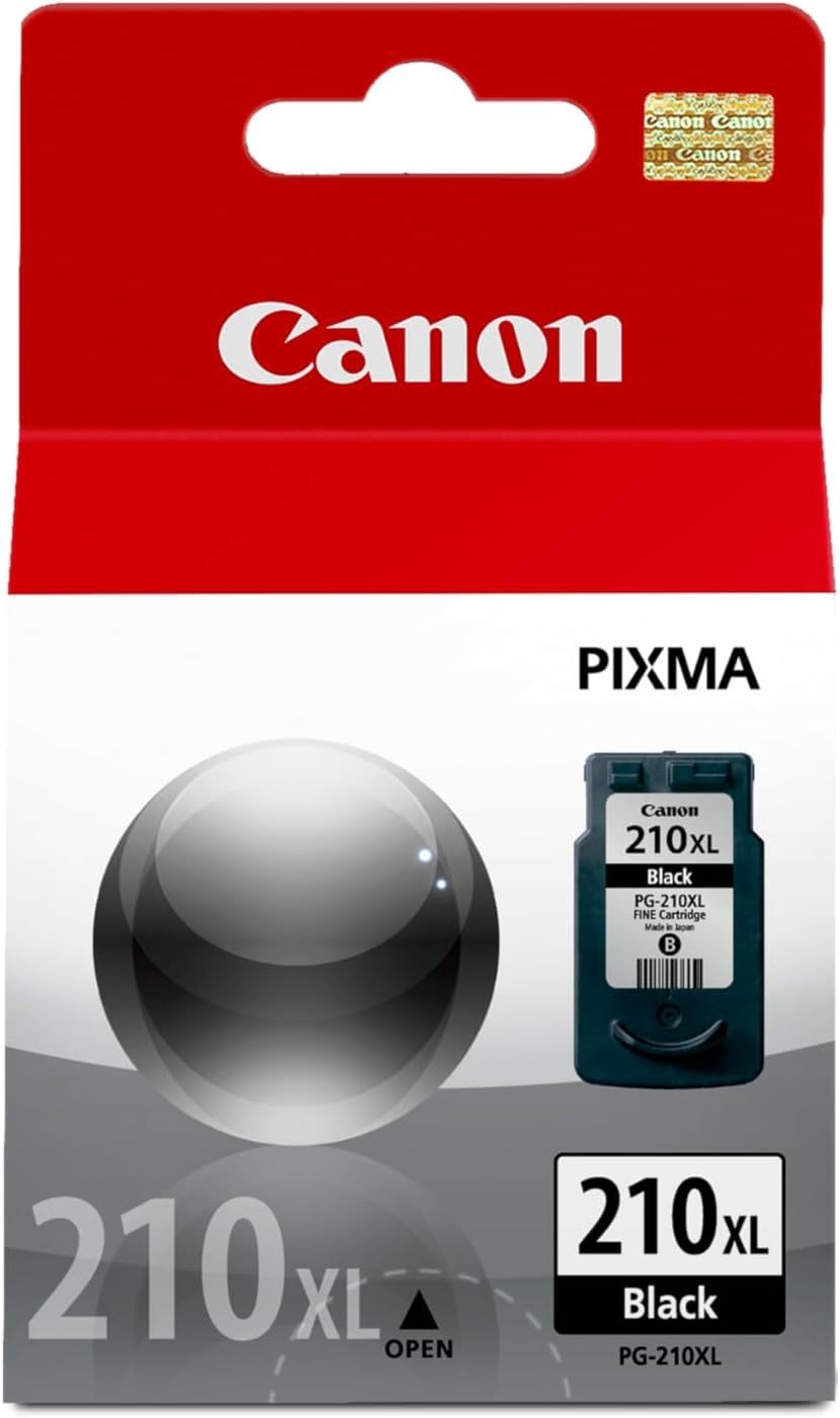 Canon Genuine PG-210XL HIGH Yield Ink Cartridge, Black