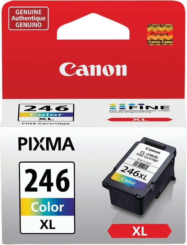 Canon Genuine CL-246XL Original Ink Cartridge - Inkjet - Tri-Color