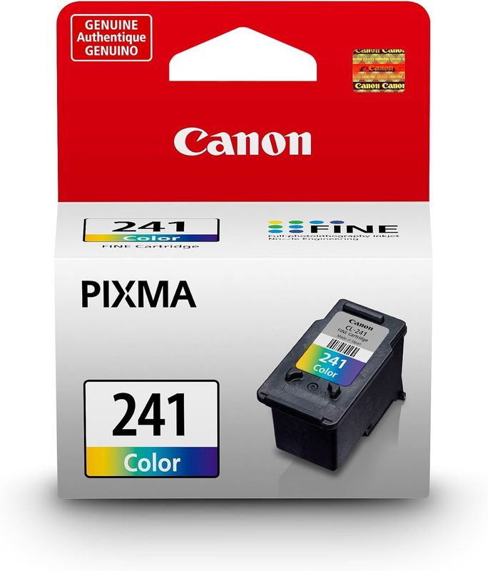 Canon Genuine CL-241 Ink Cartridge, Tri-Colour