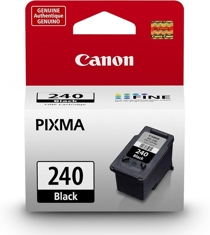 Canon Genuine PG-240 Ink Cartridge, Black