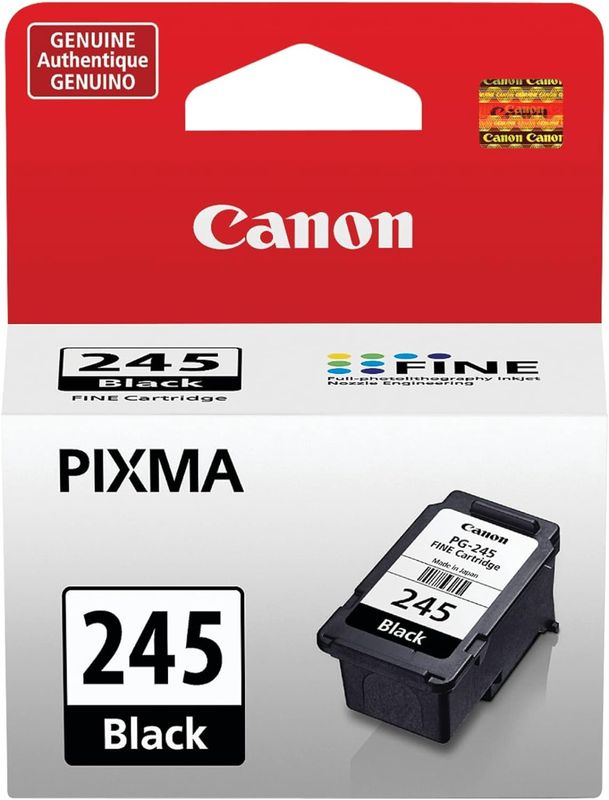 Canon Genuine PG-245 Black Ink Cartridge