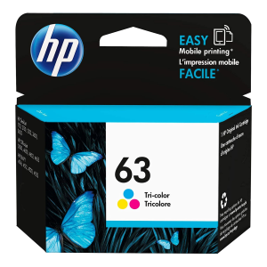 HP 63 Tri-color Ink Cartridge