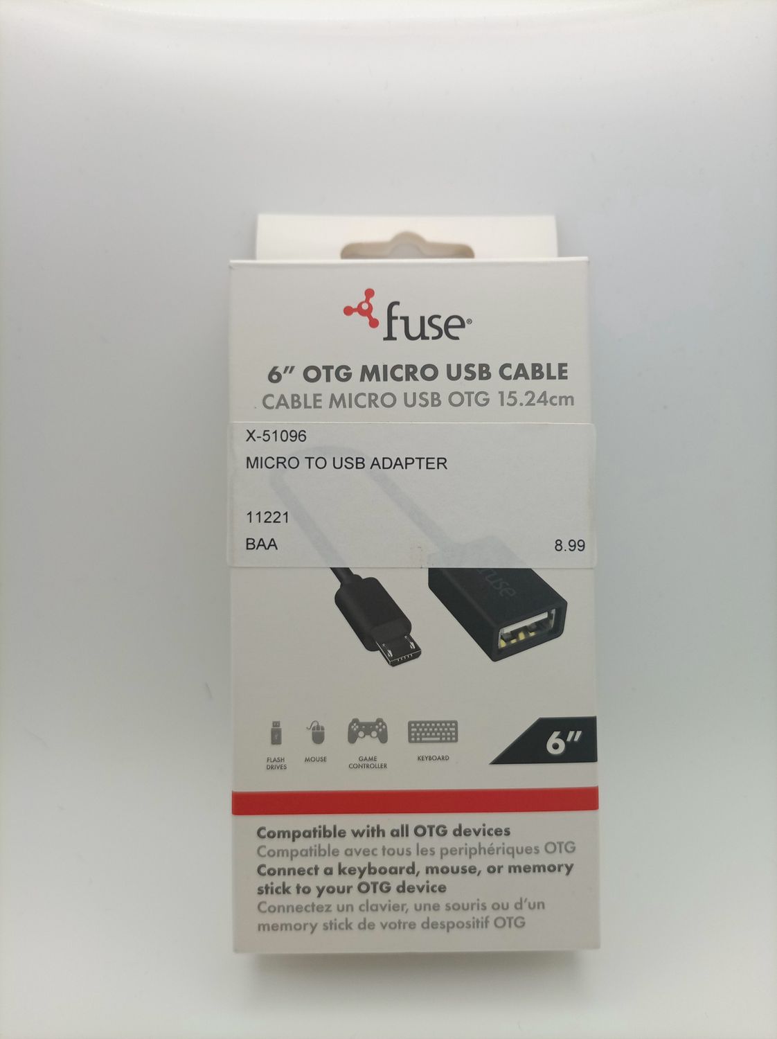 Micro USB to USB Adapter