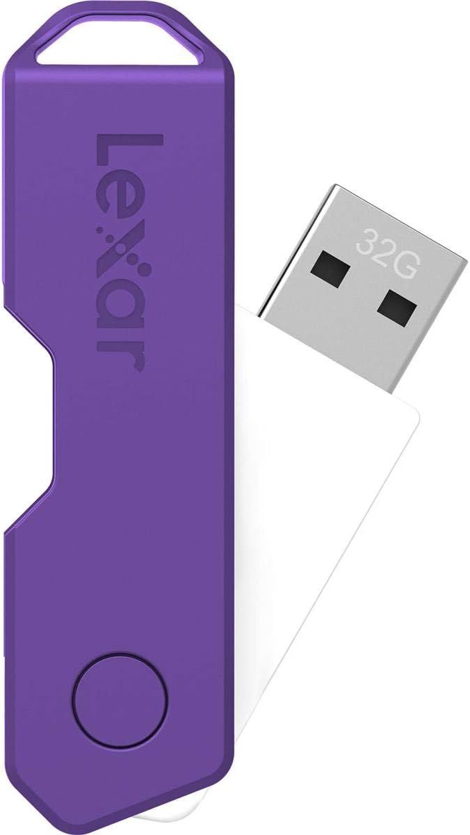 Lexar JumpDrive TwistTurn2 32GB USB 2.0 Flash Drive Assorted Colors