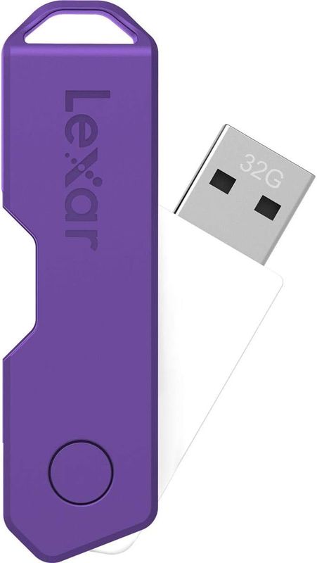 Lexar JumpDrive TwistTurn2 32GB USB 2.0 Flash Drive Assorted Colors