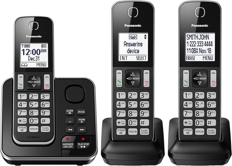 Panasonic KX-TGD393 -  3 Handset with Voicemail