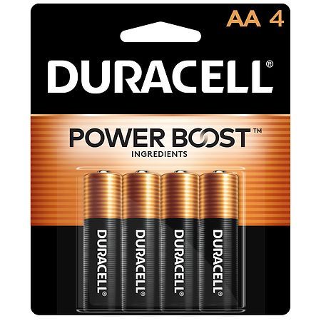 Duracell Coppertop AA Batteries - 4pk Alkaline Battery