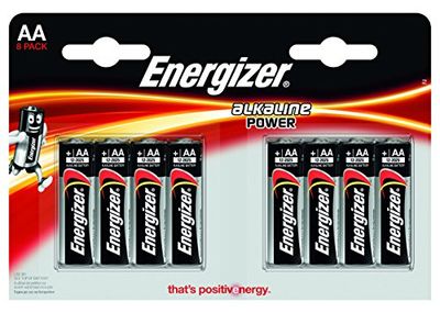 8 Energizer AA Alkaline Batteries Long Lasting AA 1.5v