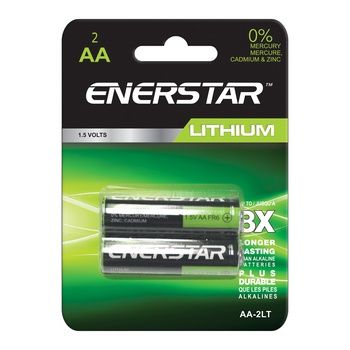 Enerstar Lithium AA Battery - 2PK