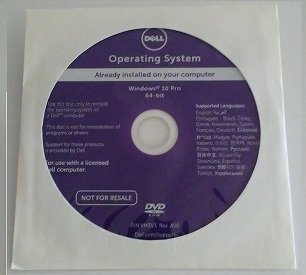 Dell Windows 10 Pro x64 - OS Recovery DVD