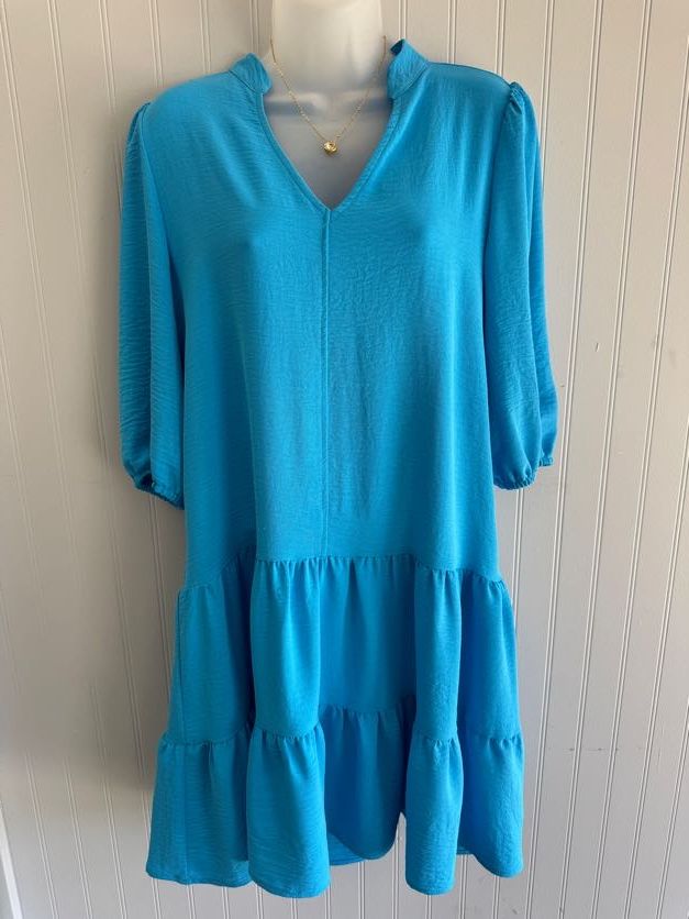 Aqua Midi Dress