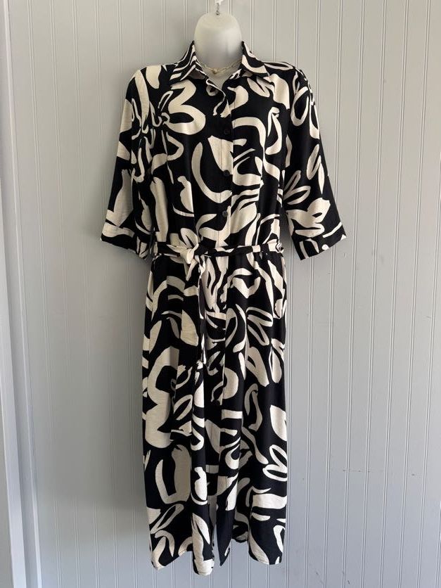 Black and White Dress