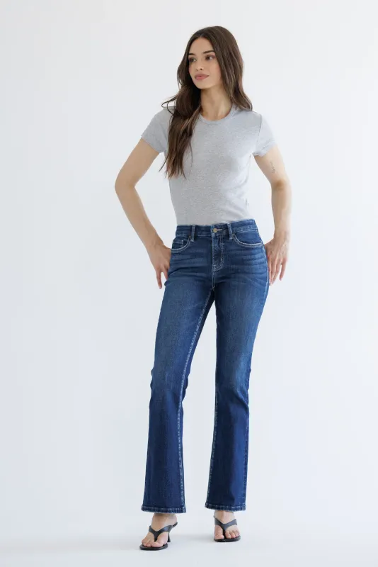 Mid Rise Boot Cut