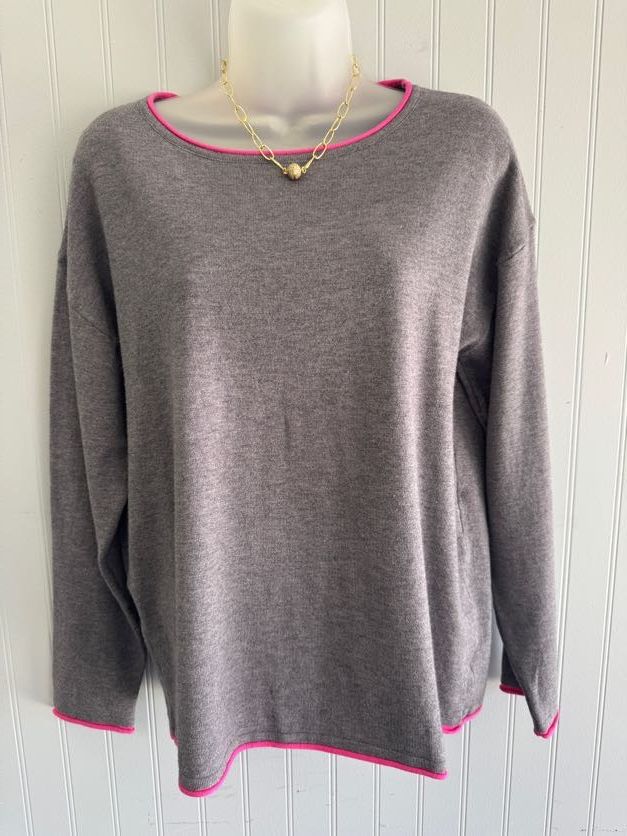 Crew Neck Sweater Grey