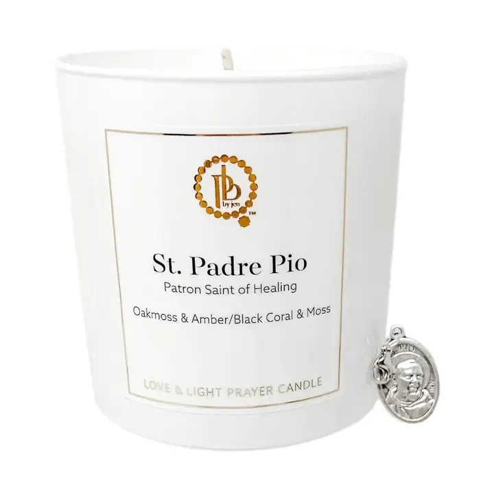 St Padre Pio Candle