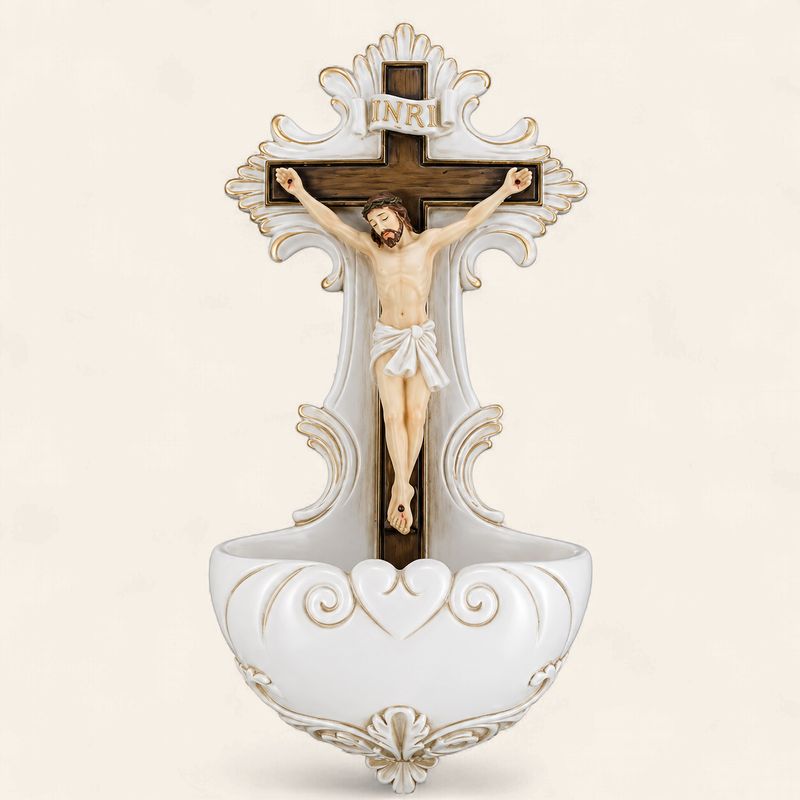 Crucifixion Font in Color