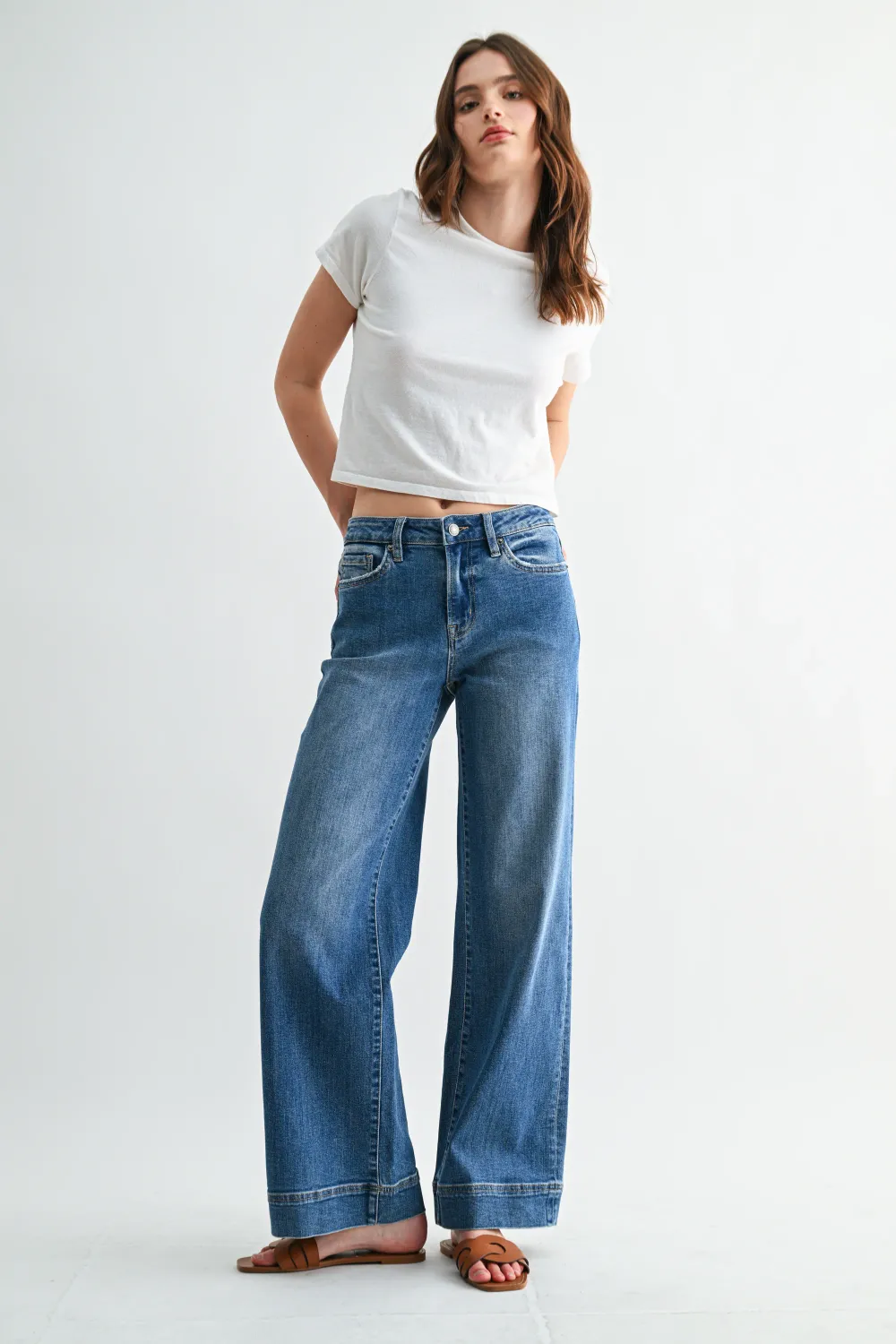 Mid Rise WL Trouser Hem