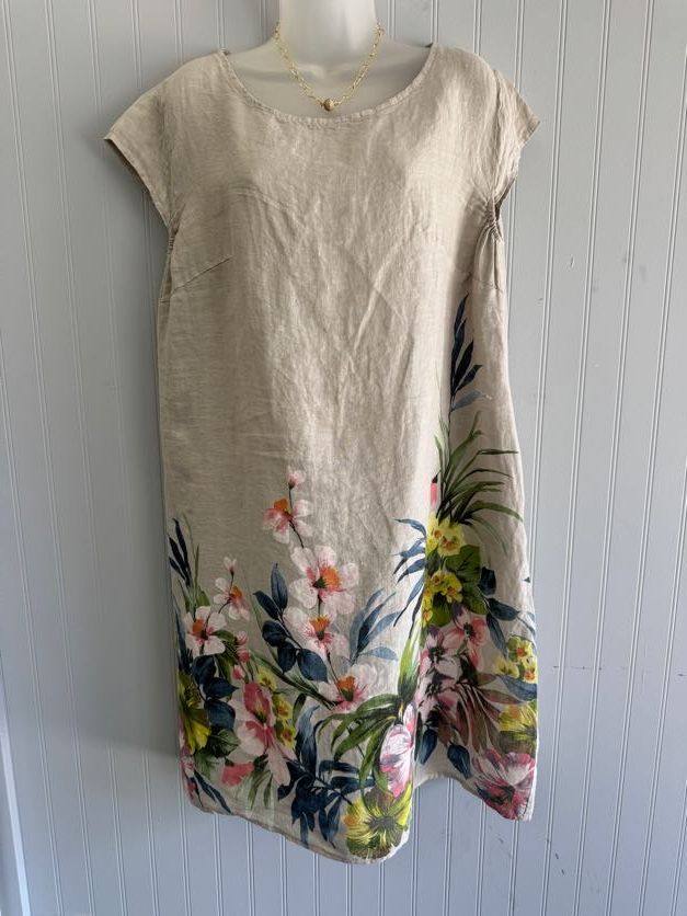 Floral Cap Sleeve Dress