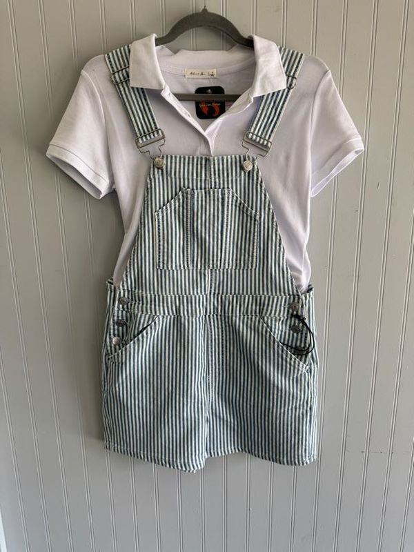 Bib Overall Short Stripe