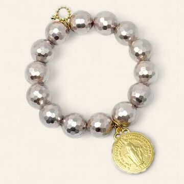 Faceted MOP Bracelet