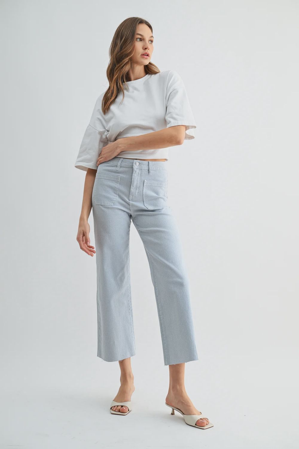 HIGH-RISE WL CROP RAW HEM