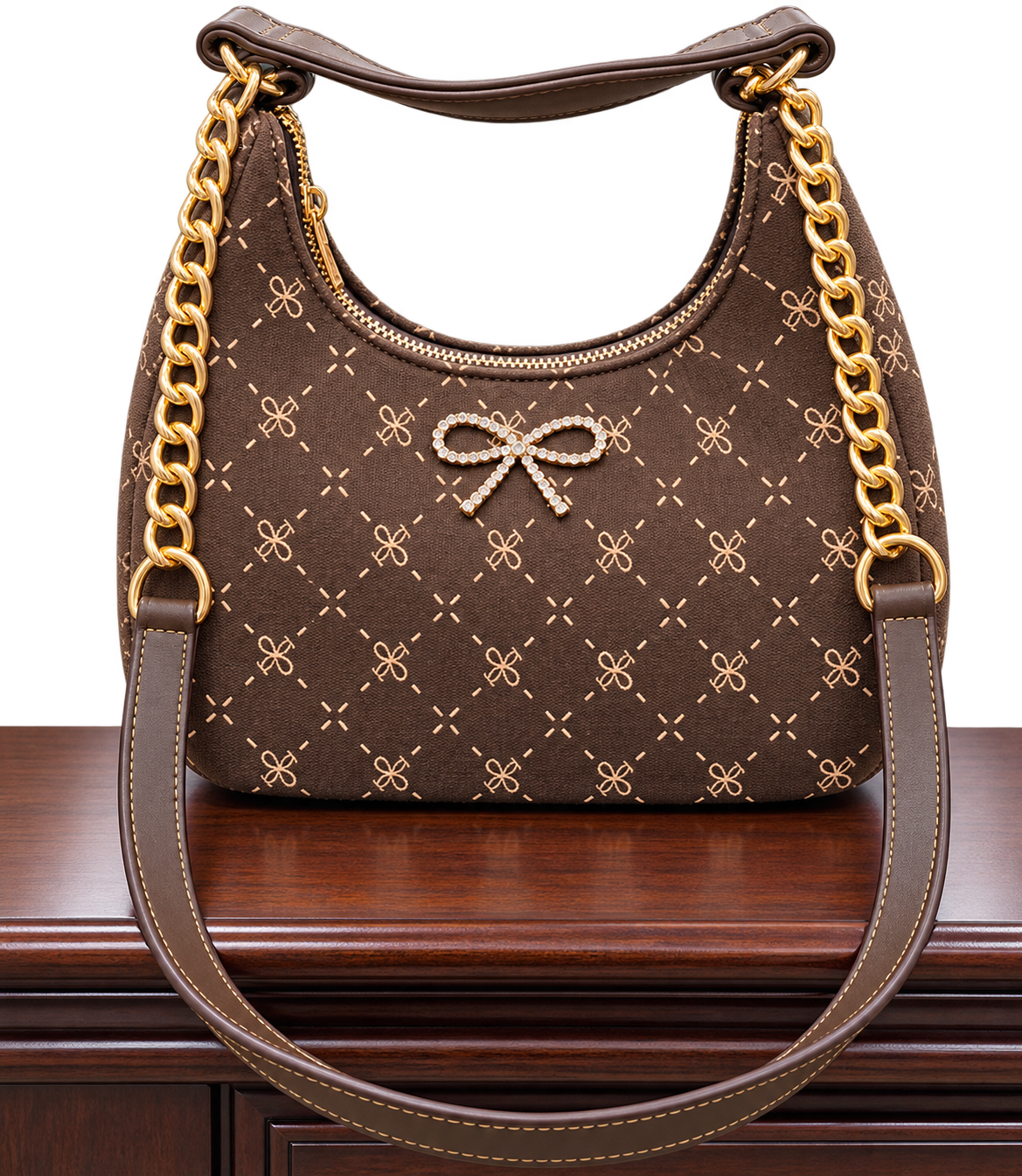 Bows and Mocha Bag