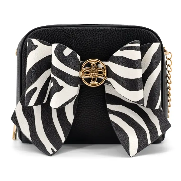 Zebra Bow Bag