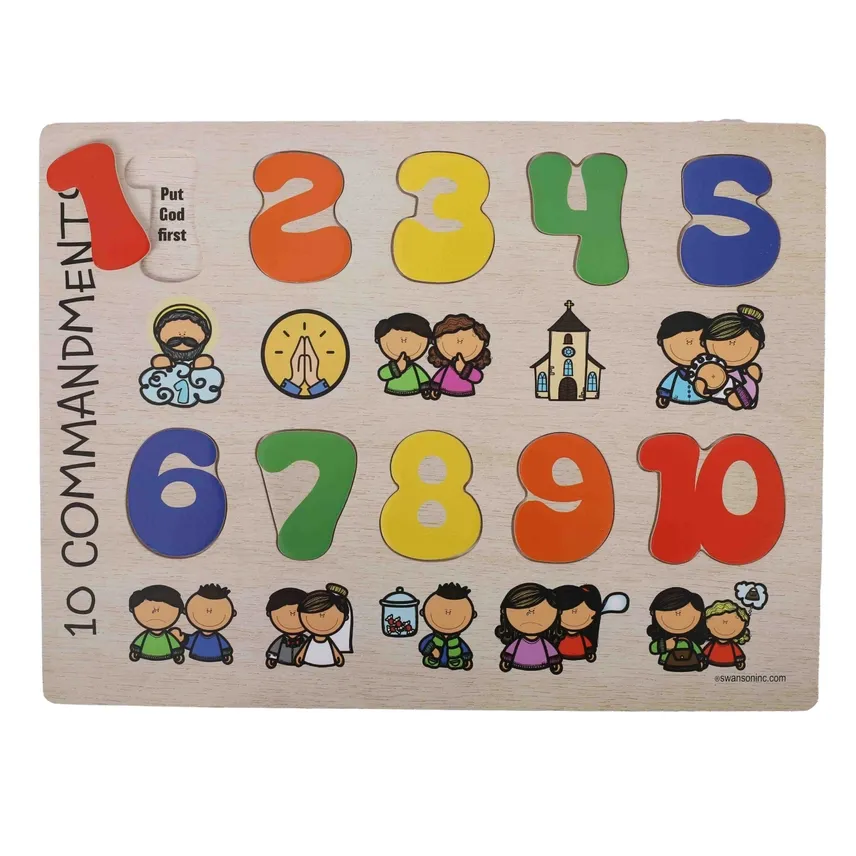 Ten Commandments Wooden puzzle