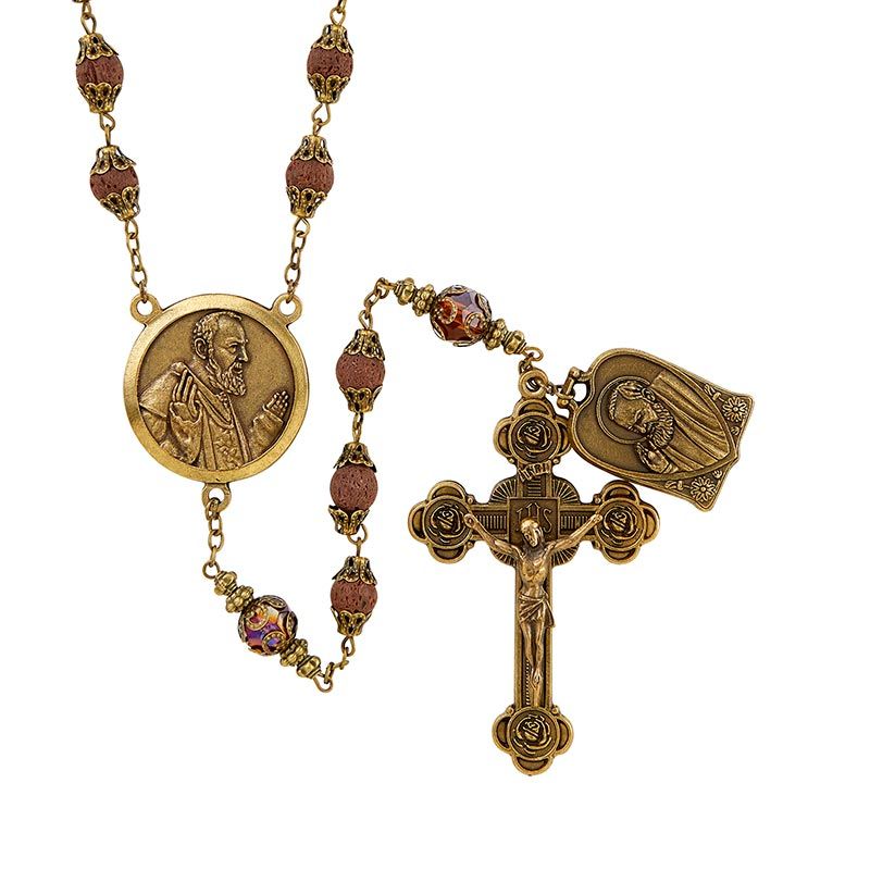 Vintage Rosary Padre Pio