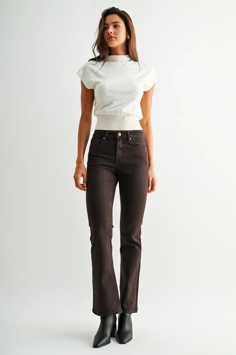 HR Boot Cut Brown