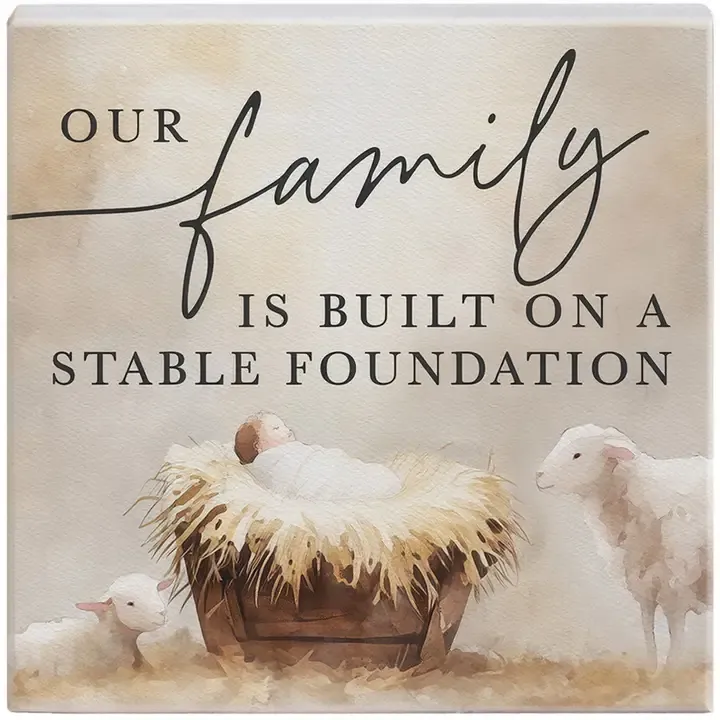 Family Stable Tabletop Block
