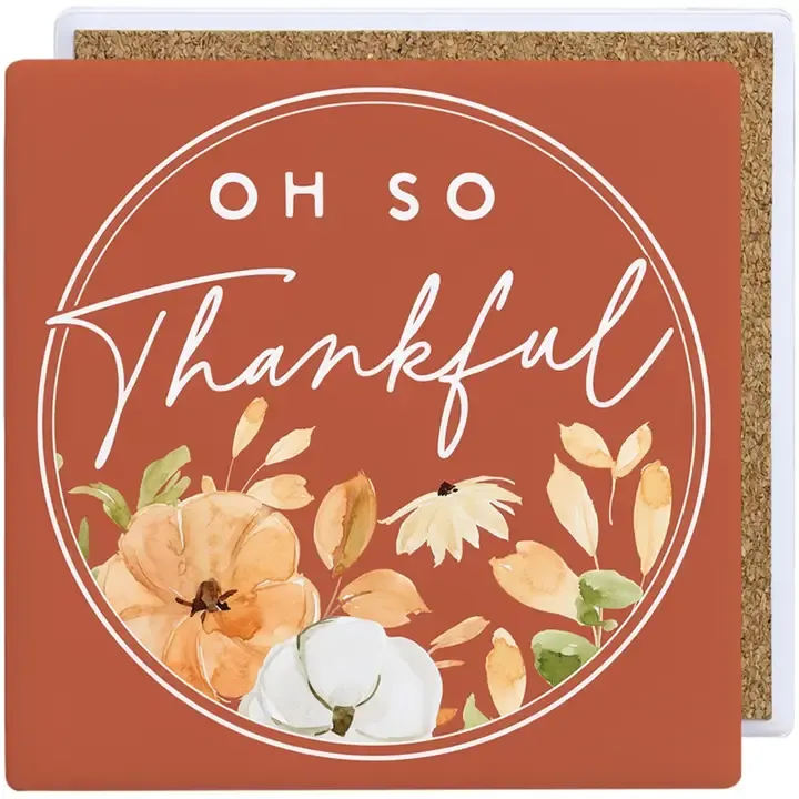 Oh So Thankful Coaster