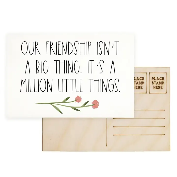 Million Little Things Postcard