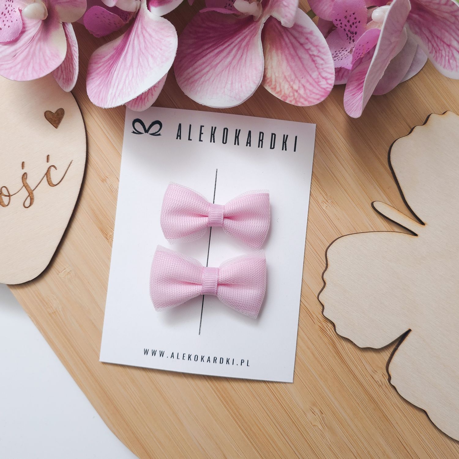 Spinka do włosów różowa