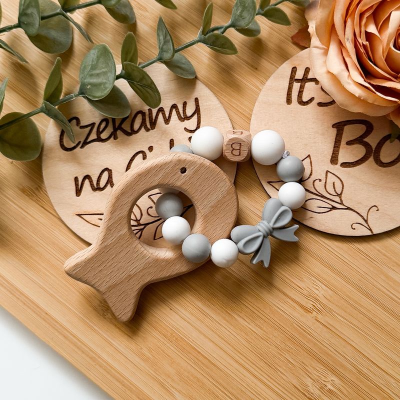 Gryzak z drewna bukowego rybka