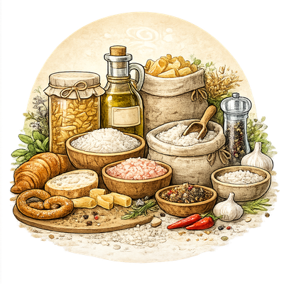 Olio, Sale e Aceto