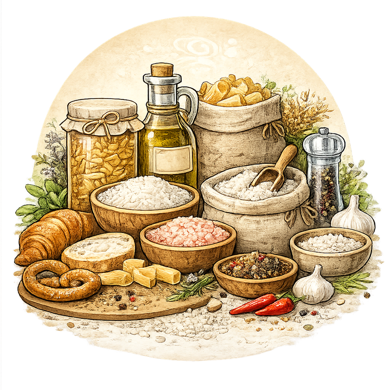 Olio, Sale e Aceto