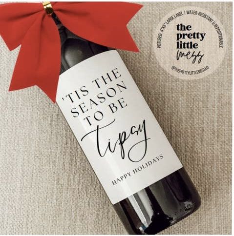 Naughty &amp; Nice |  ‘Tis the Season to be Tipsy 4”x5”