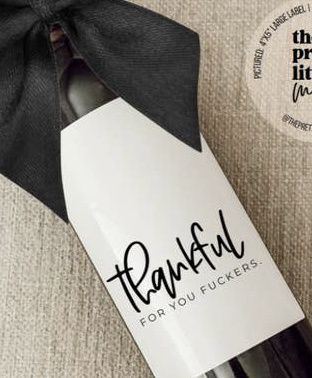 Naughty &amp; Nice | Thankful for you F@%#$ 4”x5”