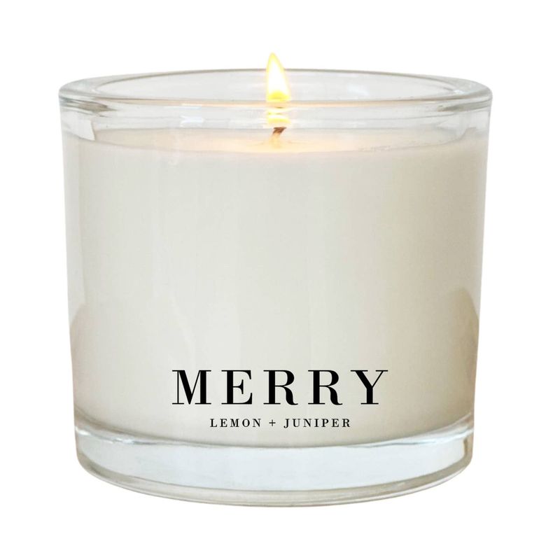 Merry | Lemon + Juniper    Candle - 9 oz.