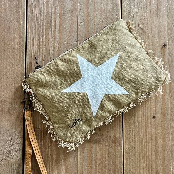 Boho Clutch Star White