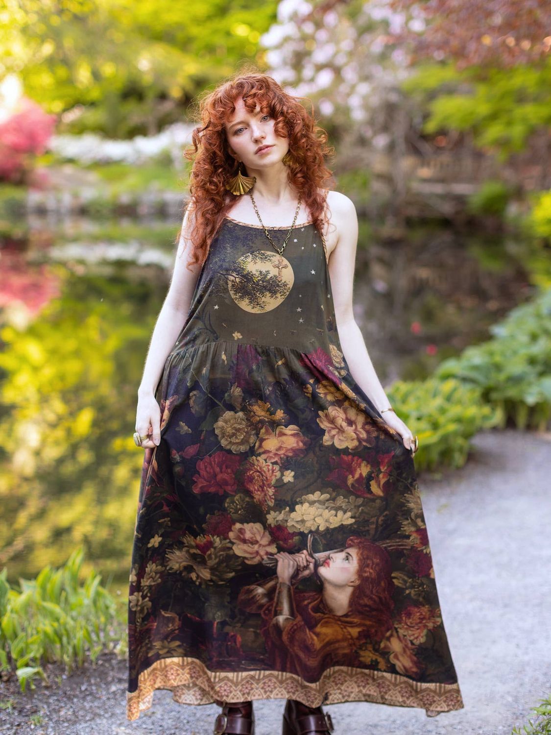 The Messenger Maxi Slip Dress - One Size