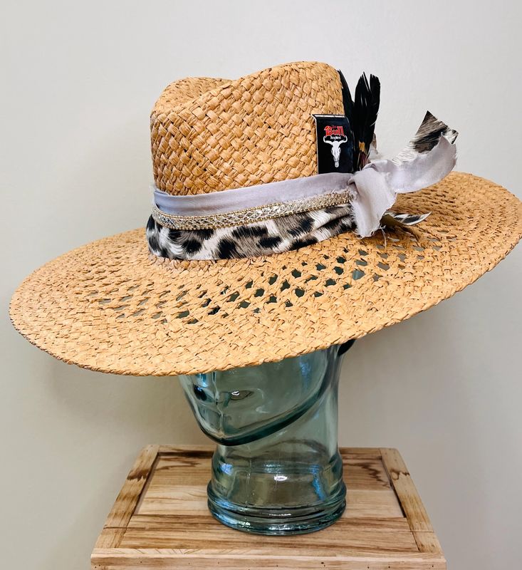 Woven Hat Tan Strap