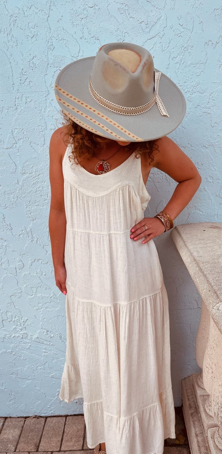 Chateau Whispers: Hand-Aari Symphony On A V-Neck Rayon Flex