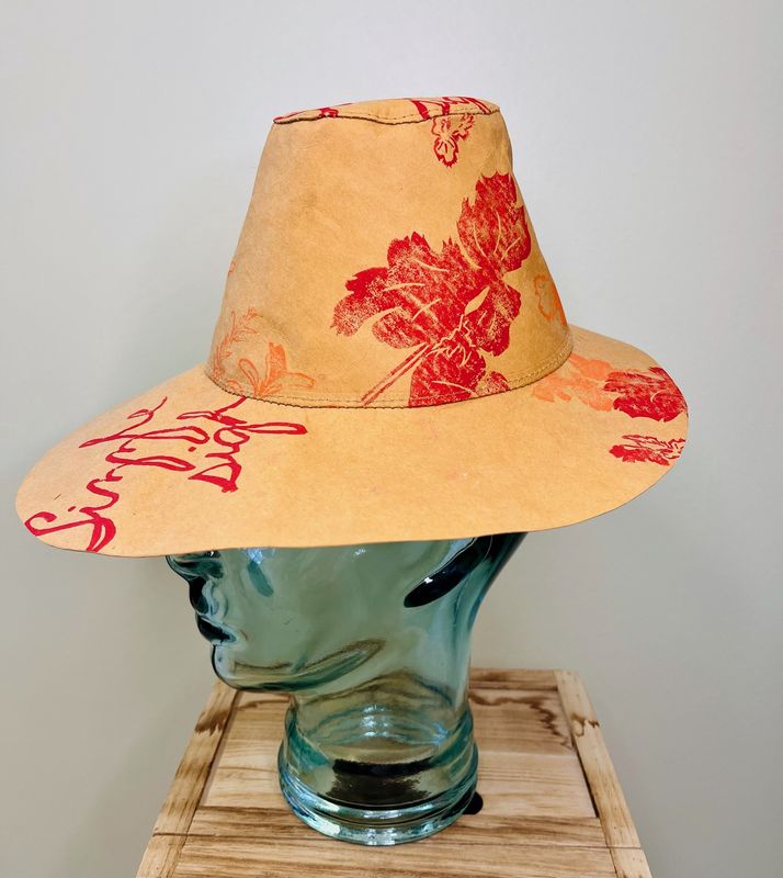 Washable Paper Hat - Red